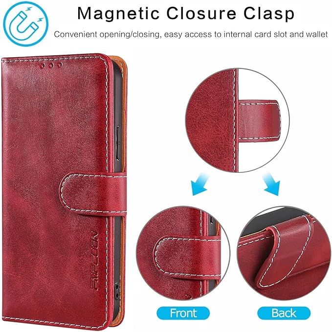 etui do oneplus 10 pro 5g etui z klapką magnetyczną ze skóry pu