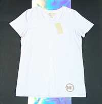 MICHAEL KORS Oryginalny Damski T-Shirt Koszulka Bluzka Diamenciki Logo