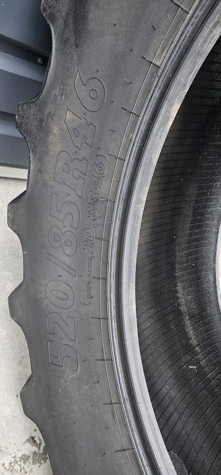BKT 520/85R46 20.8r46 CAŁA 3,5cm bieznika