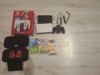 Nintendo switch oled + 3 gry i akcesoria