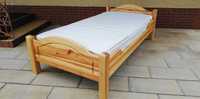 łózko 100x200 drewniane stylowe materac pojedyncze sypialnia rama szaf