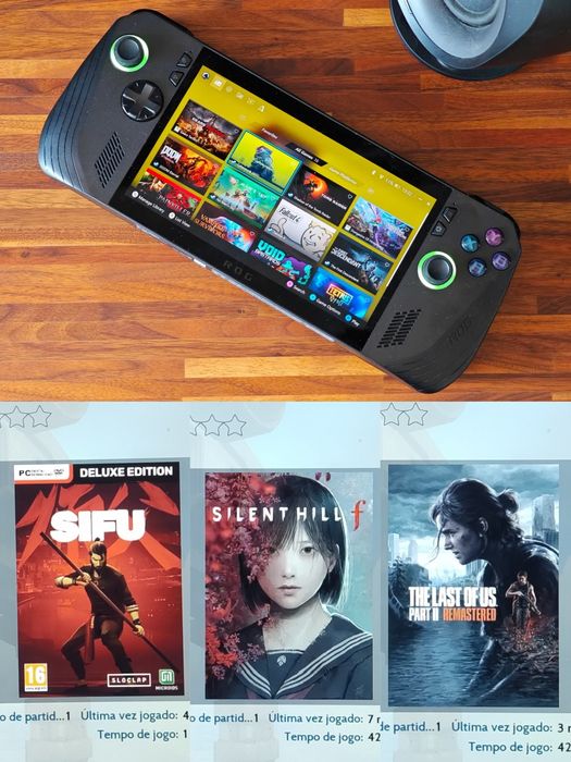 Cartão personalizado para Asus Rog Ally