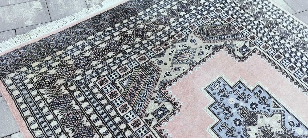 Pakistański dywan wełniany 243 x 157 cm wełna 100% tk. ręcznie Buchara