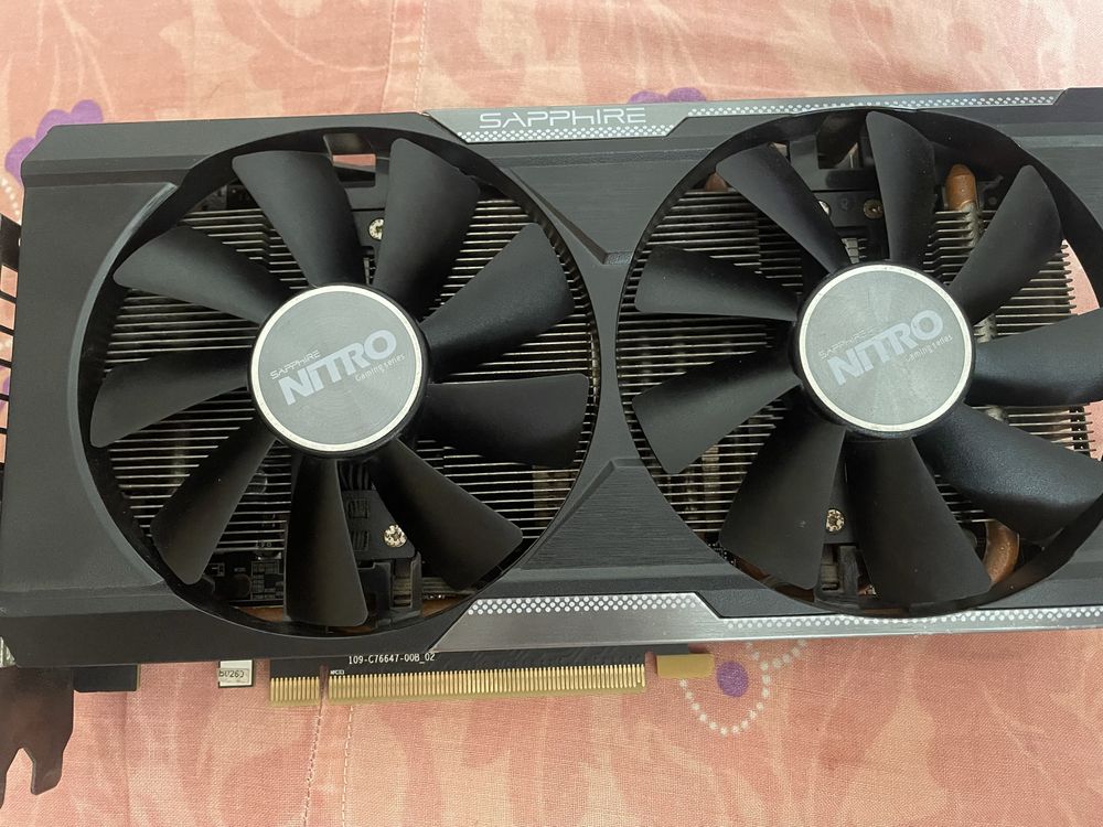 Продам видеокарту Amd R9 380X Sapphire Nitro 4gb