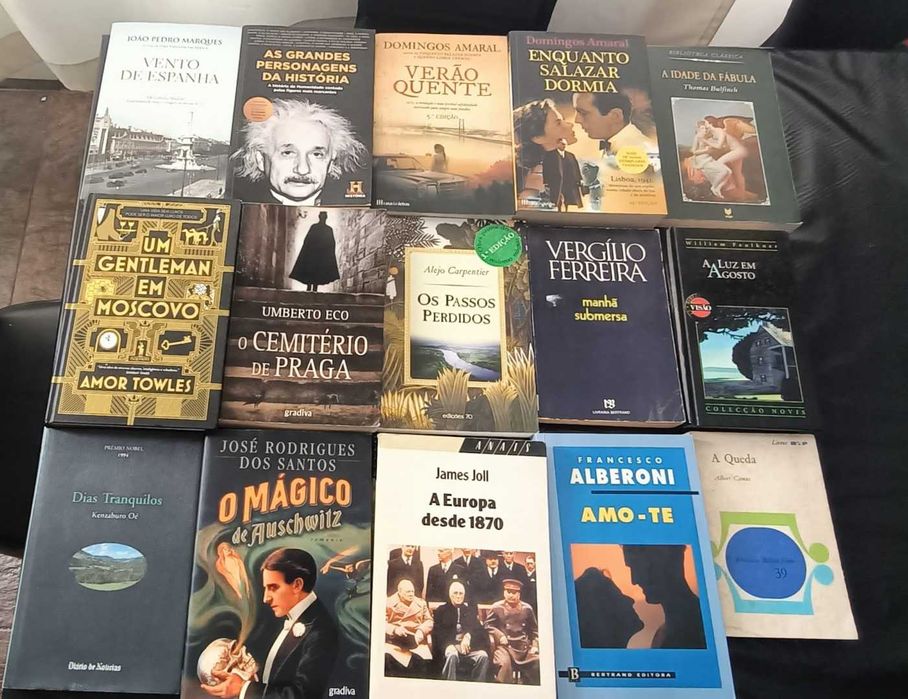 Livros Vários autores e Vários temas (Valor máximo 10€)