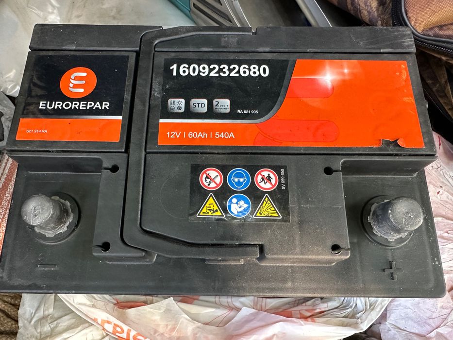 Продам автомобильный аккумулятор Eurorepar 60Ah 540A R+