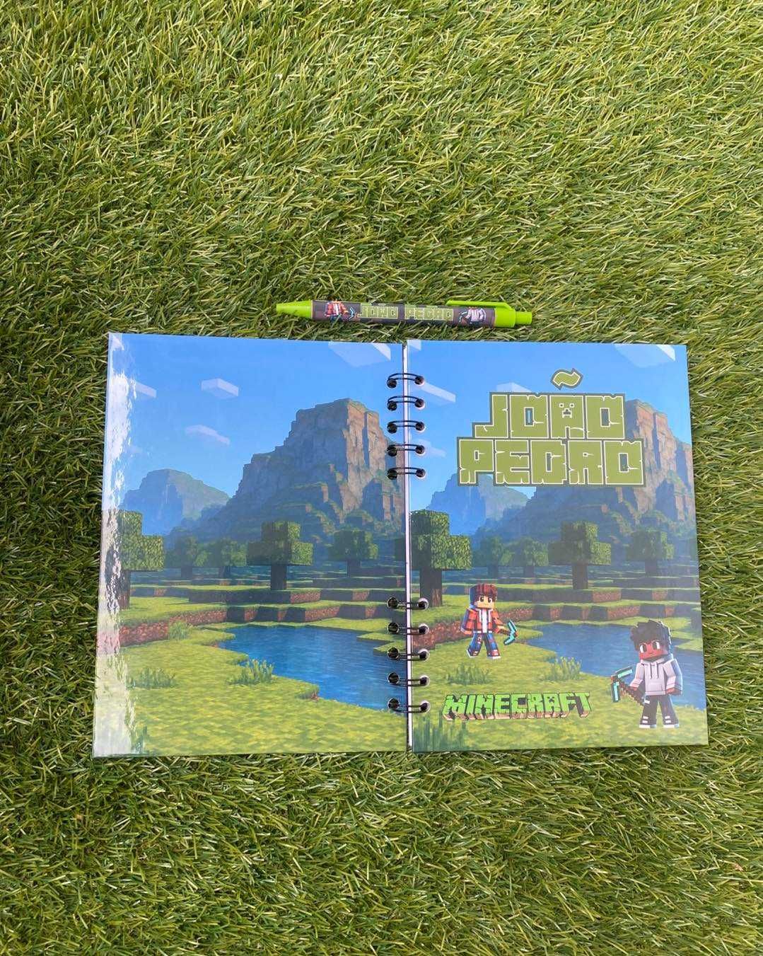 Caderno, Caneta e estojo Personalizado