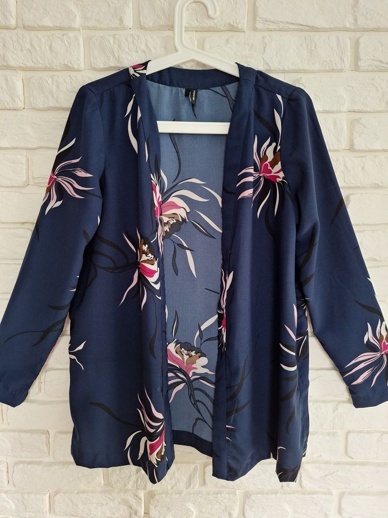 Vero Moda Nowe Kimono z paskiem Flower Bluzka Kopertowa Hit
