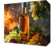 Obraz 30x30cm Bursztynowe Wino