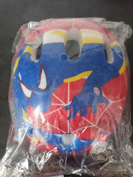 Kask styropianowy Spiderman