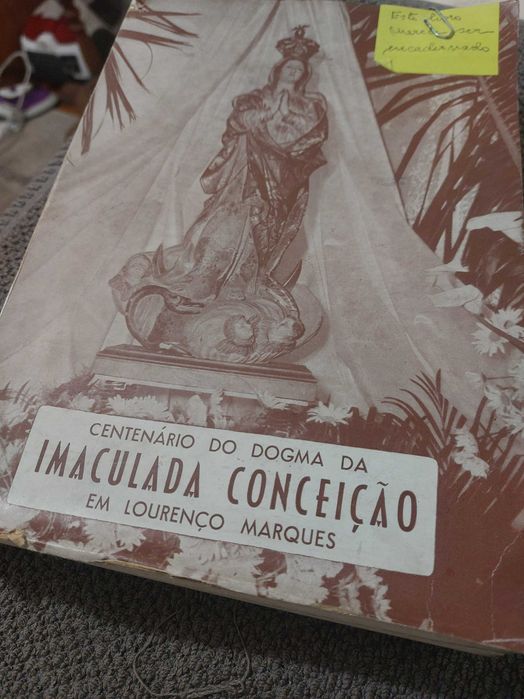 livro antigo imaculada Conceição