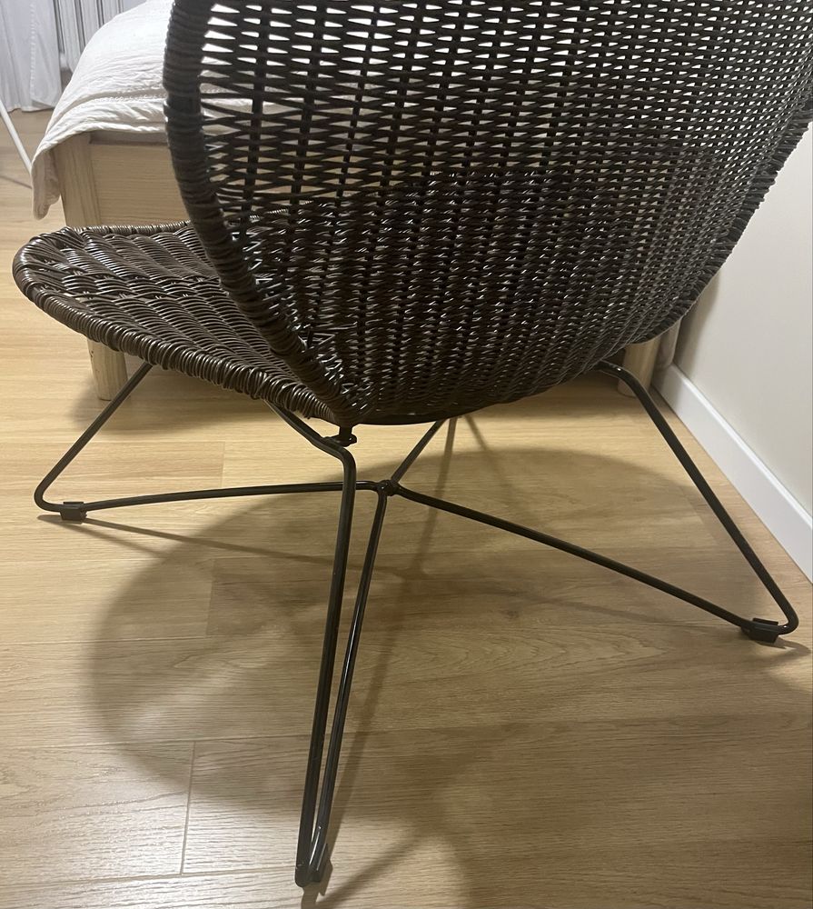 Fotel rattan klasyk