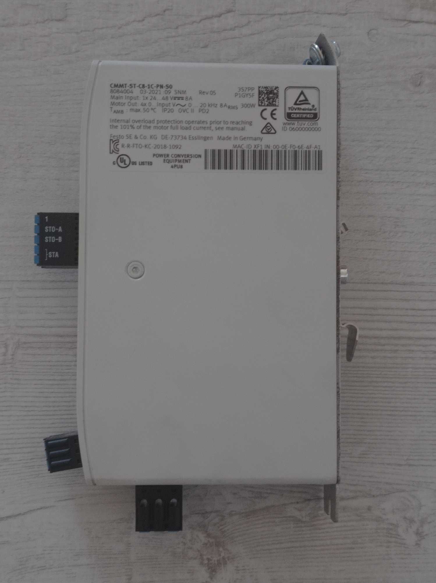 Festo CMMT-ST-C8-1C-PN-S0 Servo Drive