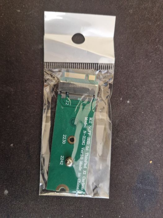 Перехідник NGFF M.2 SSD для Lenovo TninkPad Carbon X1 6+20 контактів