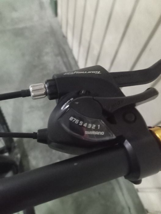 Bicicleta de montanha seminova, tamanho L, aro 29