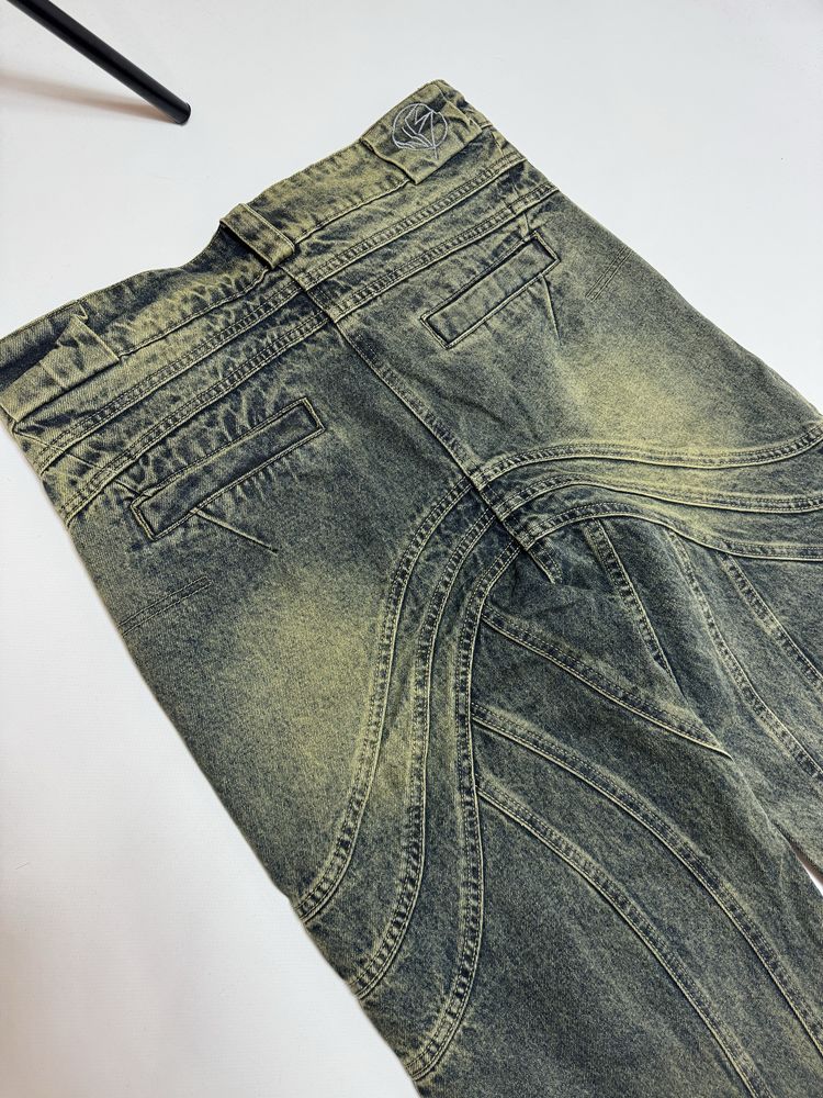 No Faith Studios NFS Джинси faded denim opium широкі