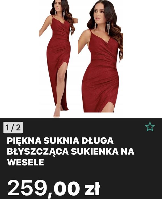 Piękna Suknia  sukienka 38
