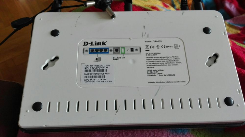 Sprzedam modem routher D- Link  DIR 655