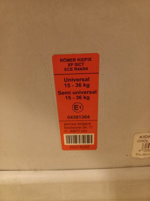 Cadeira Britax Romer Kidfix XP SICT - crianças 15 a 36 kgs