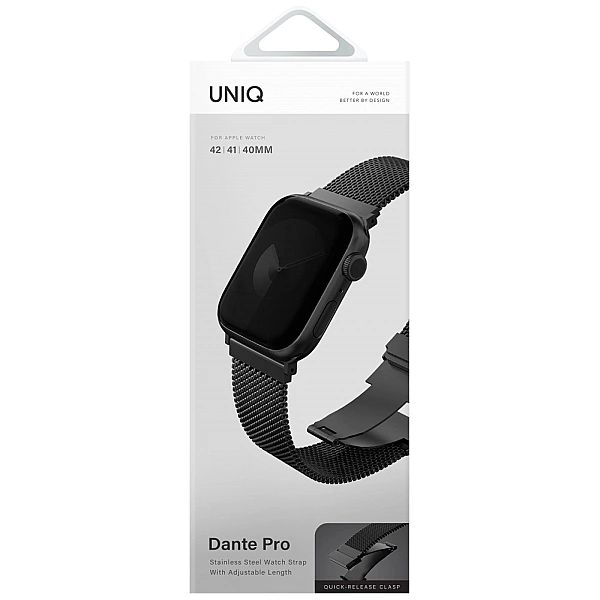 Pasek UNIQ Dante Pro do Apple Watch 40 / 41 / 42 mm ze stali nierdzewn
