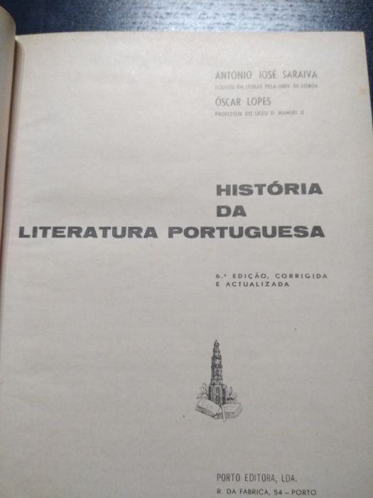 História da Literatura Portuguesa