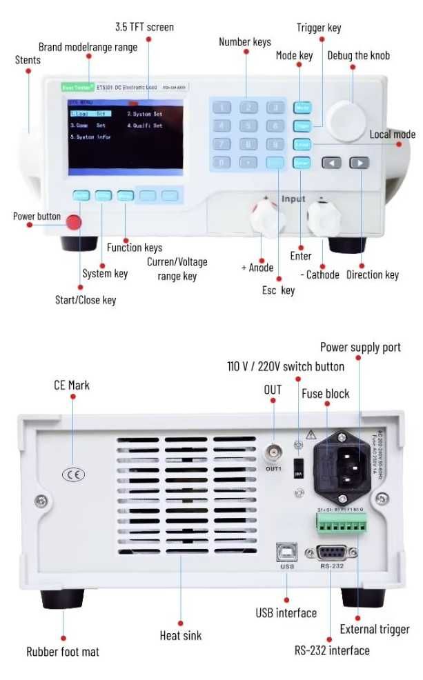 Електронний тестер навантаження ET5300A 200W 150V 30A DC