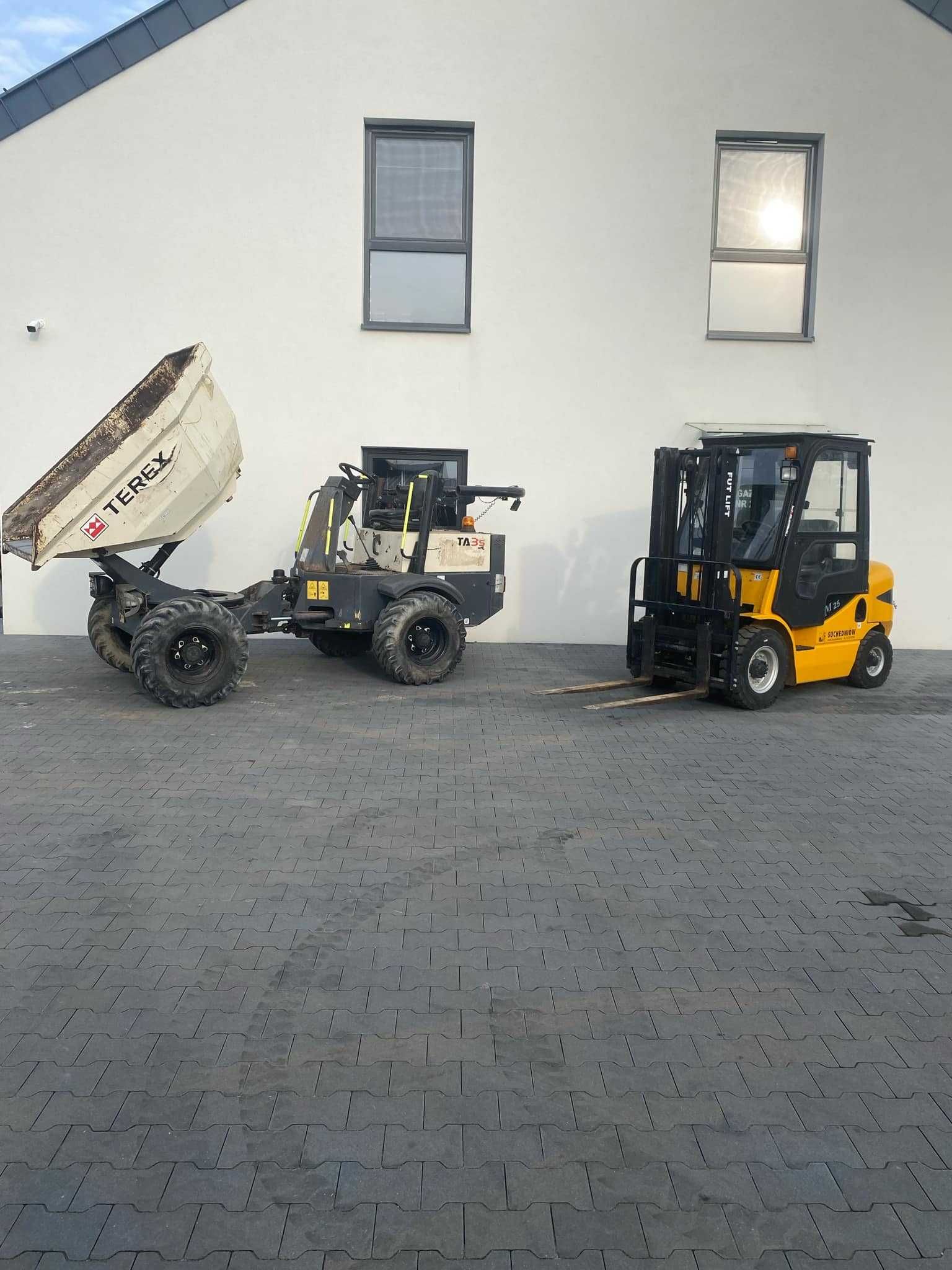 WYNAJEM mini ładowarka telesko Bobcat młot chwytak próżniowy brukarski