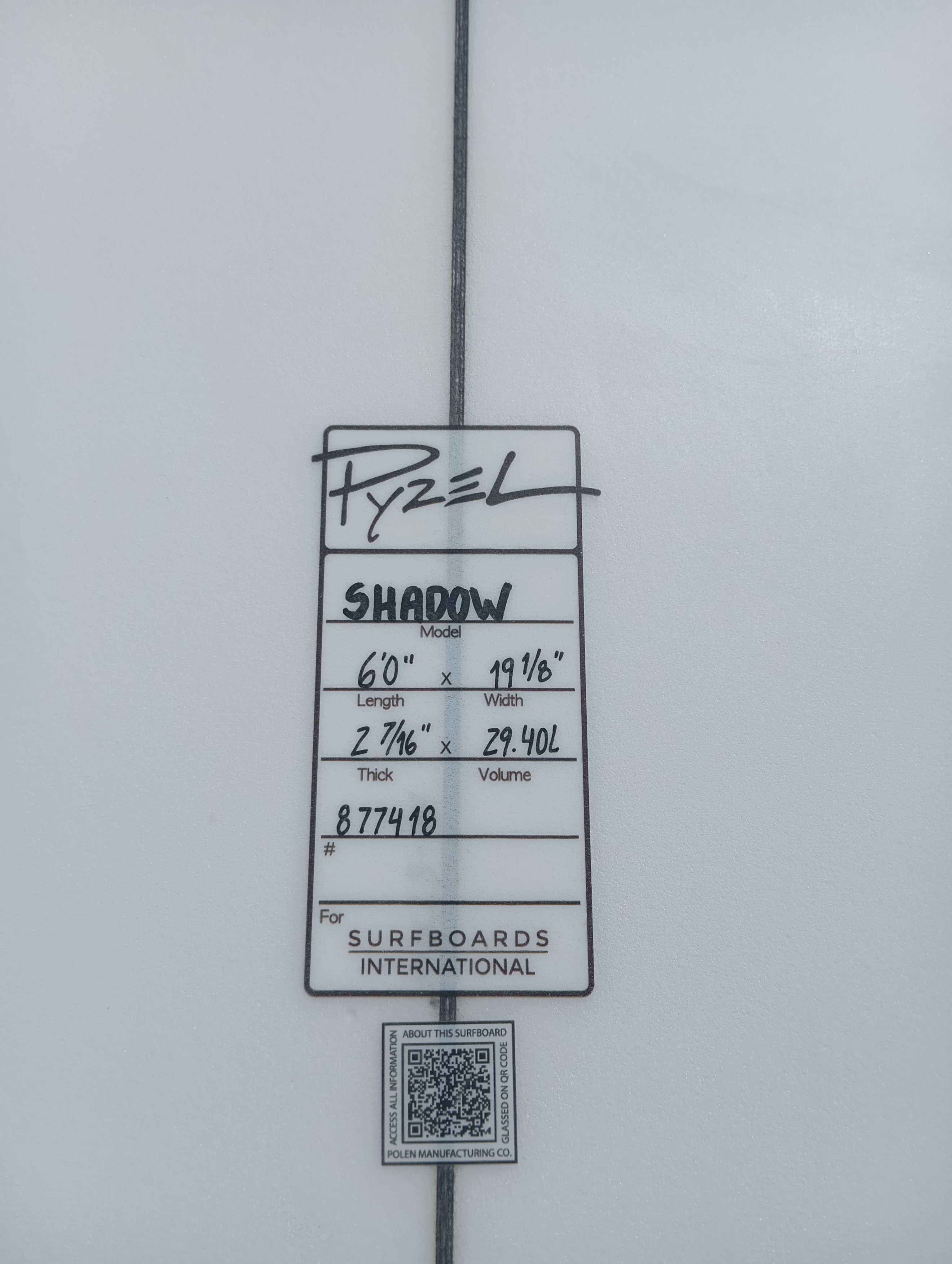 Pyzel Shadow 6.0
