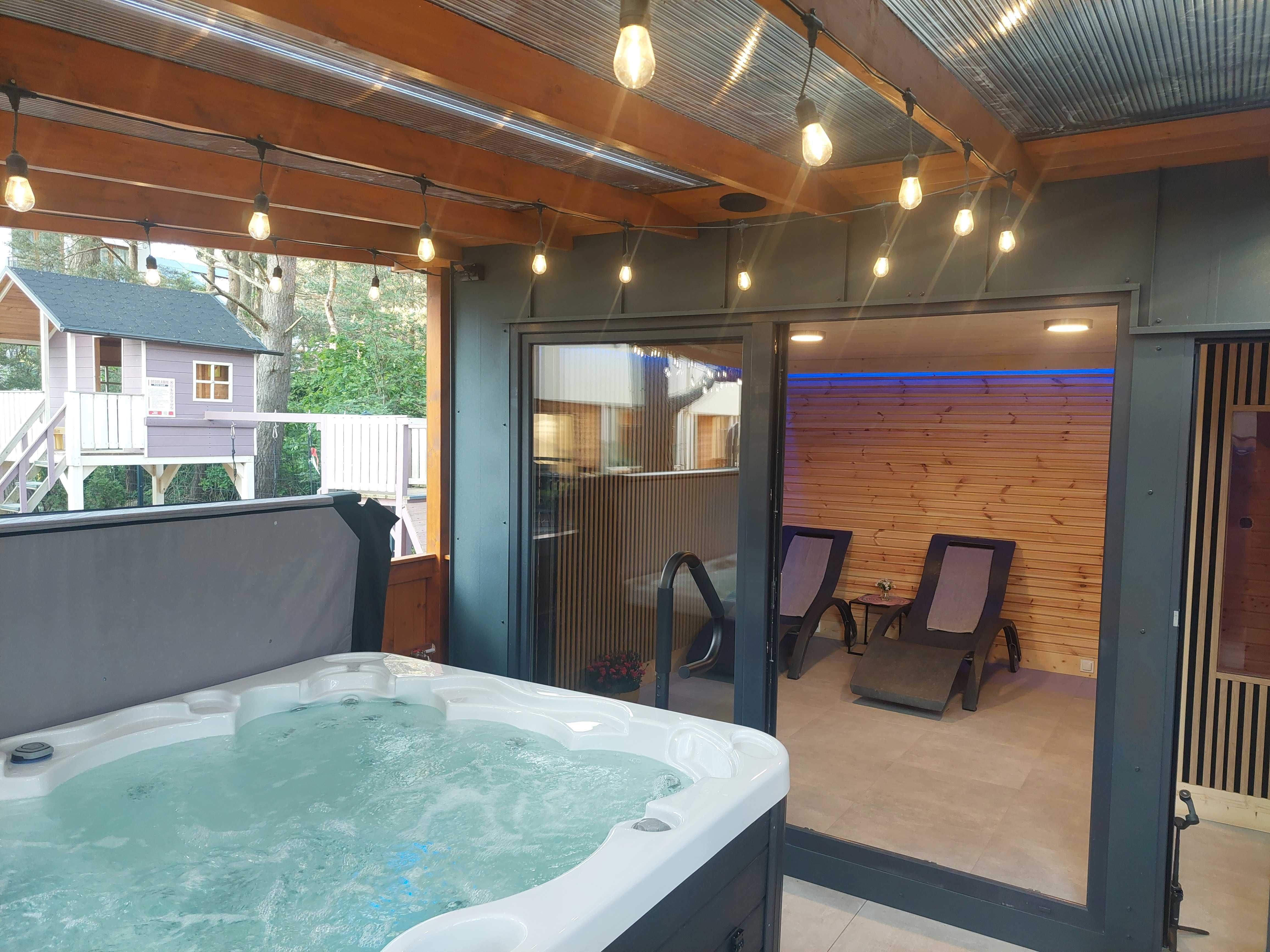 Domki nad morzem sauna jacuzzi basen Ostrowo Jastrzębia Góra