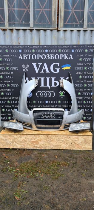 Бампер передній в зборі Audi A6 C6 доресталінг