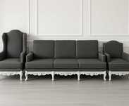 Komplet wypoczynkowy stylowy sofa kanapa fotel antyk retro vintage