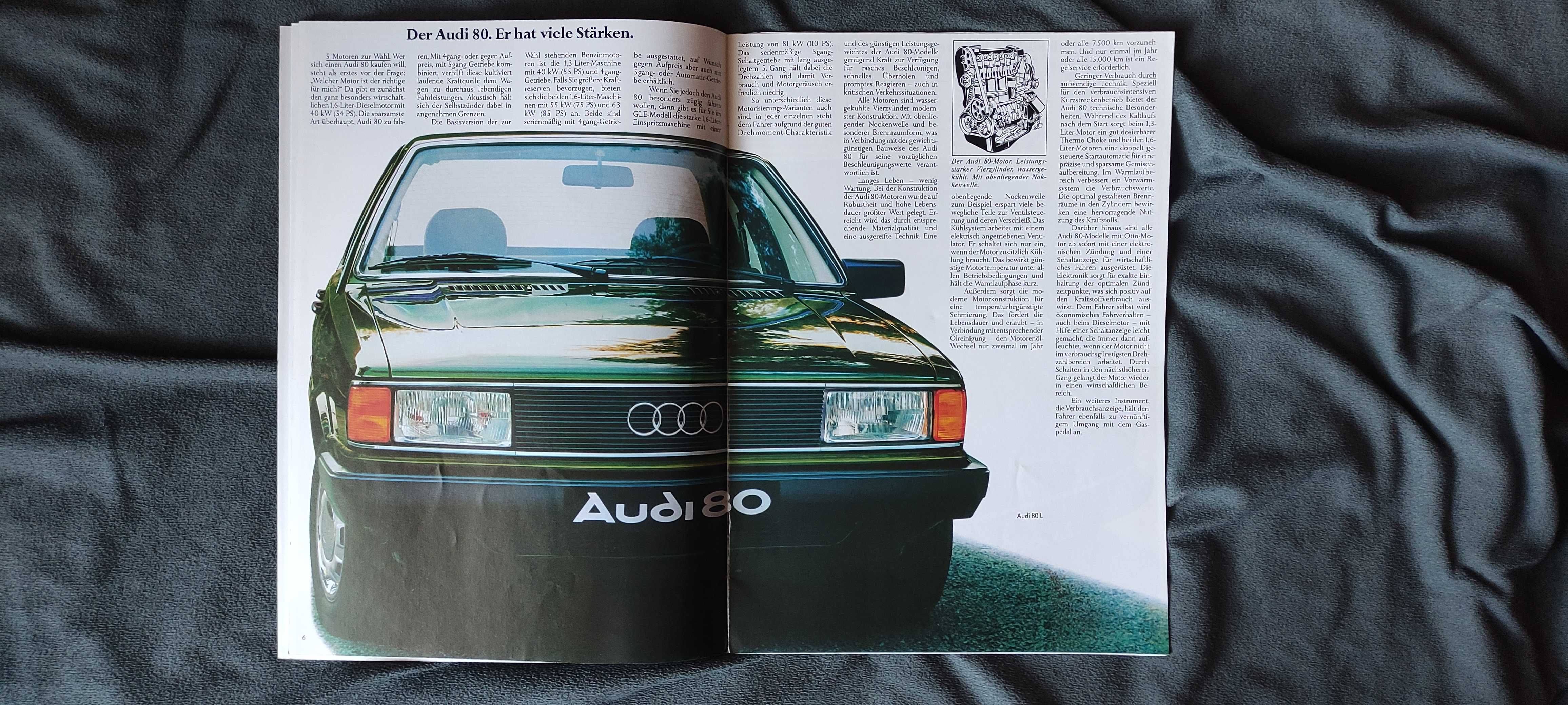 Prospekt Audi 80