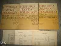 historia języka polskiego 3 tomy zenon klemensiewicz warszawa 1985