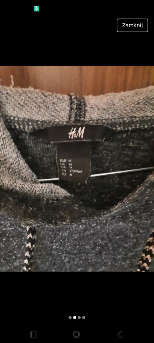 Siwa bluza h&m 38