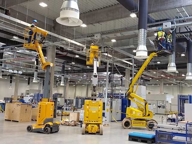Montaż i demontaż linii produkcyjnych – instalacje elektryczne