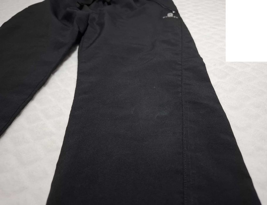 Spodnie chłopięce, sportowe, czarne, Domyos, 116 (Odzież)