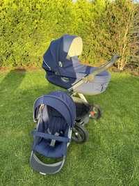 Stokke TRAILZ granatowy w bardzo dobrym stanie!