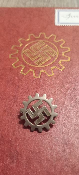 Militaria III Reich Wehrmacht DAF Documento