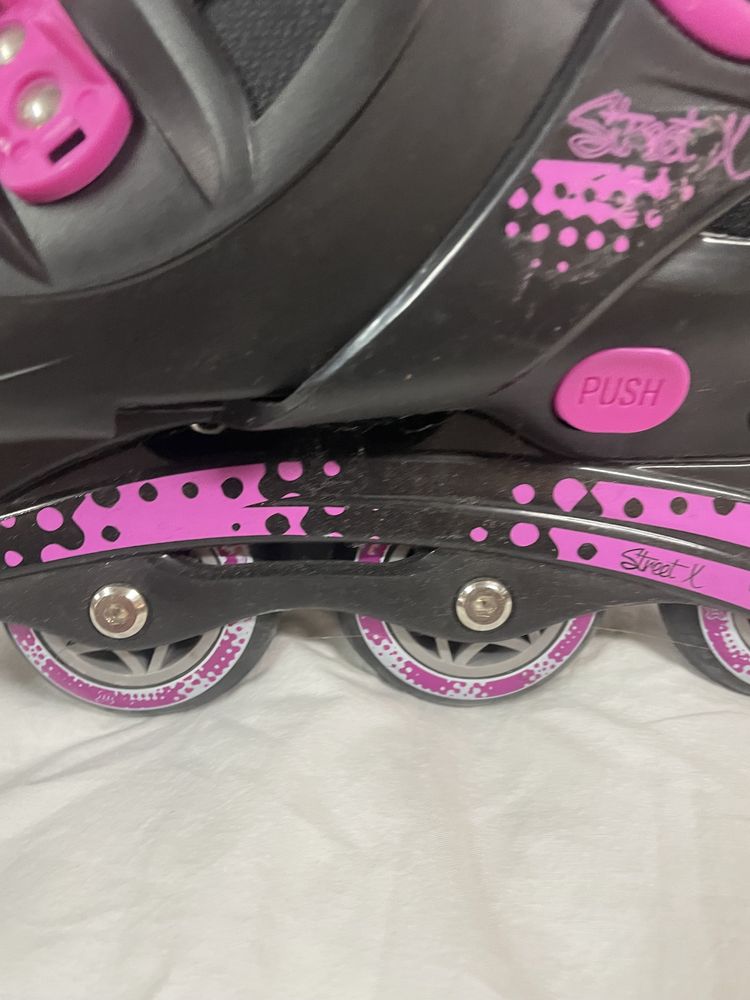 Patins em linha de senhora