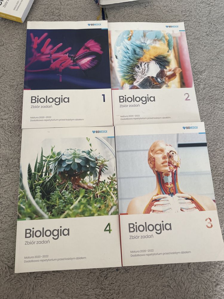 zbior zadań biologia biomedica 1 2 3 4 matura vademecum