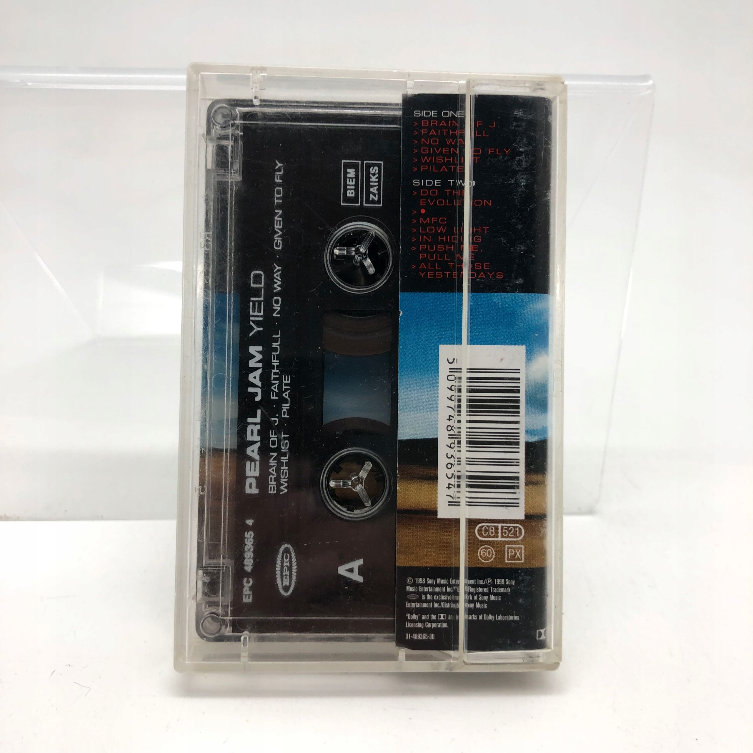 kaseta - pearl jam - yield