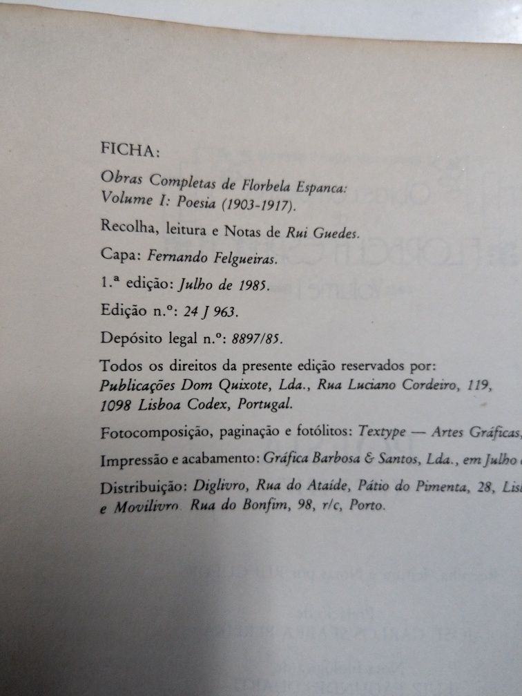 Obras completas Florbela Espanca volume I