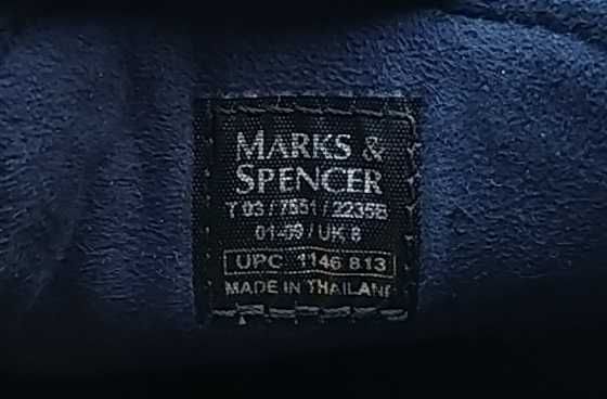 Туфлі, мокасини шкіряні M&S, 42 розмір, 27 см.
