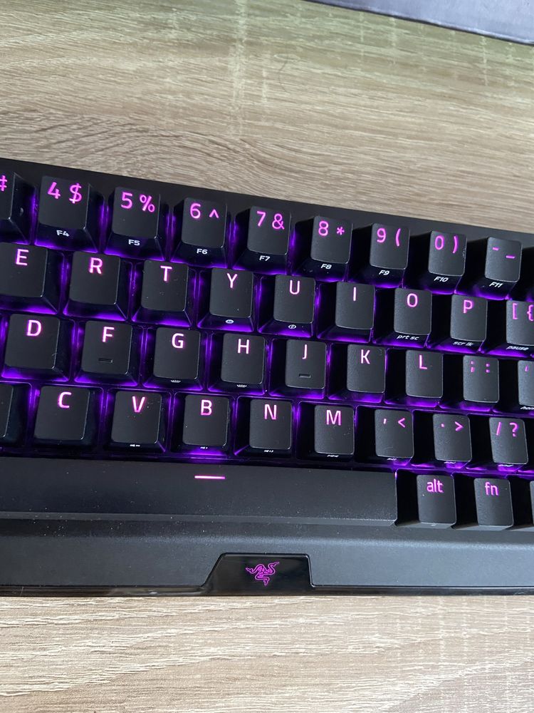 Klawiatura mechaniczna Razer Blackwidow V3 mini hyperspeed yellow