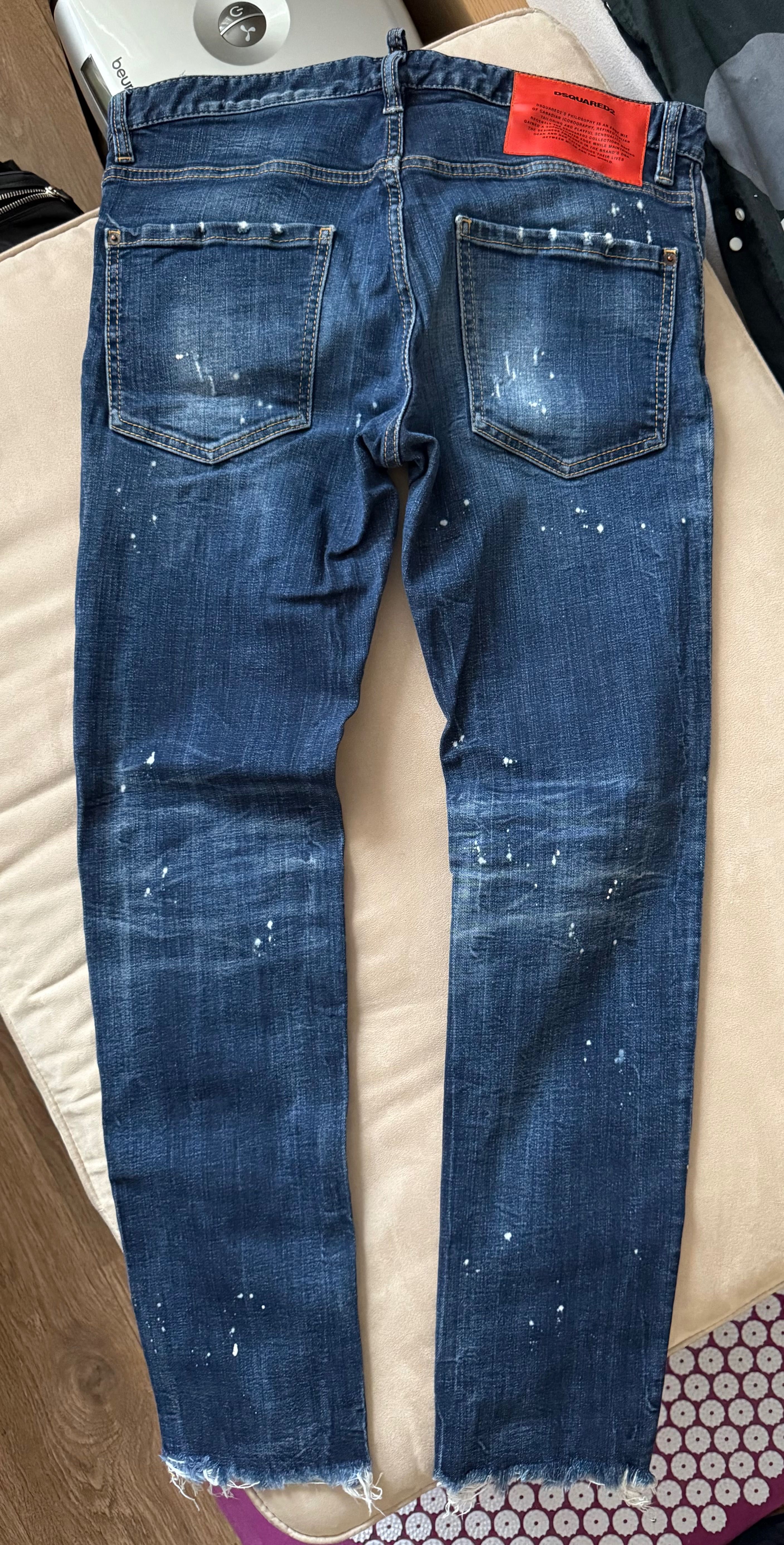Męskie jeansy Dsquared2 Cool Guy Jean Blue w rozm. 46
