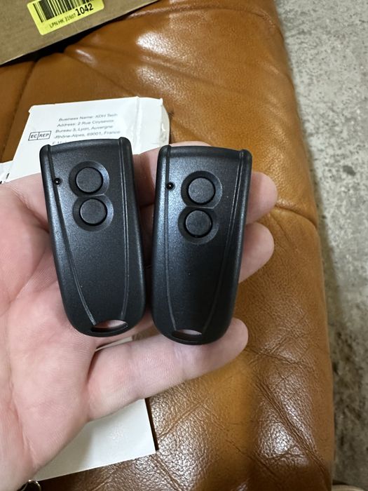 2 шт Пульт для воріт 433,92 МГц, сумісний з Hörmann Ecostar RSE2, RSC2