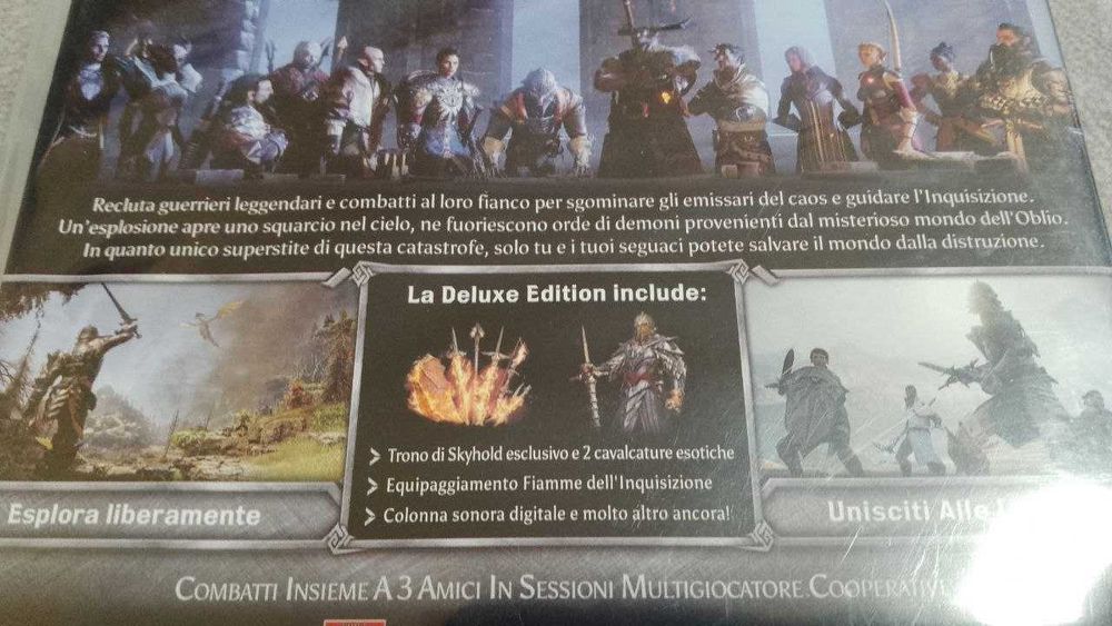 PS3 Dragon Age Inquisition. Deluxe Edition. новый итальянский диск