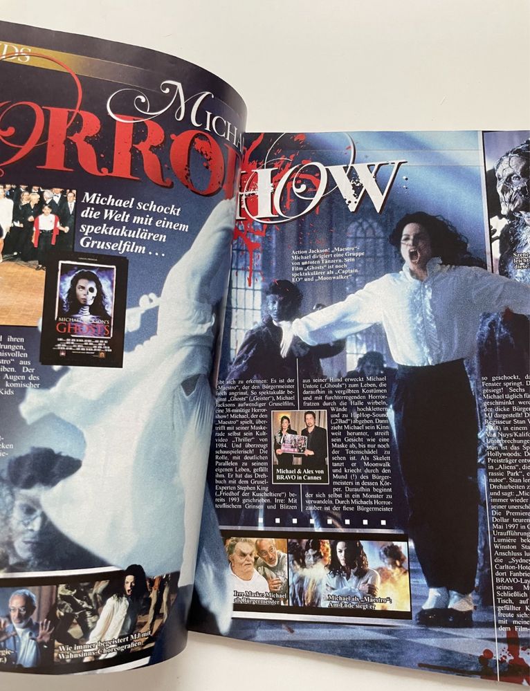 Michael Jackson magazyn po niemiecku 100 str z 10 plakat