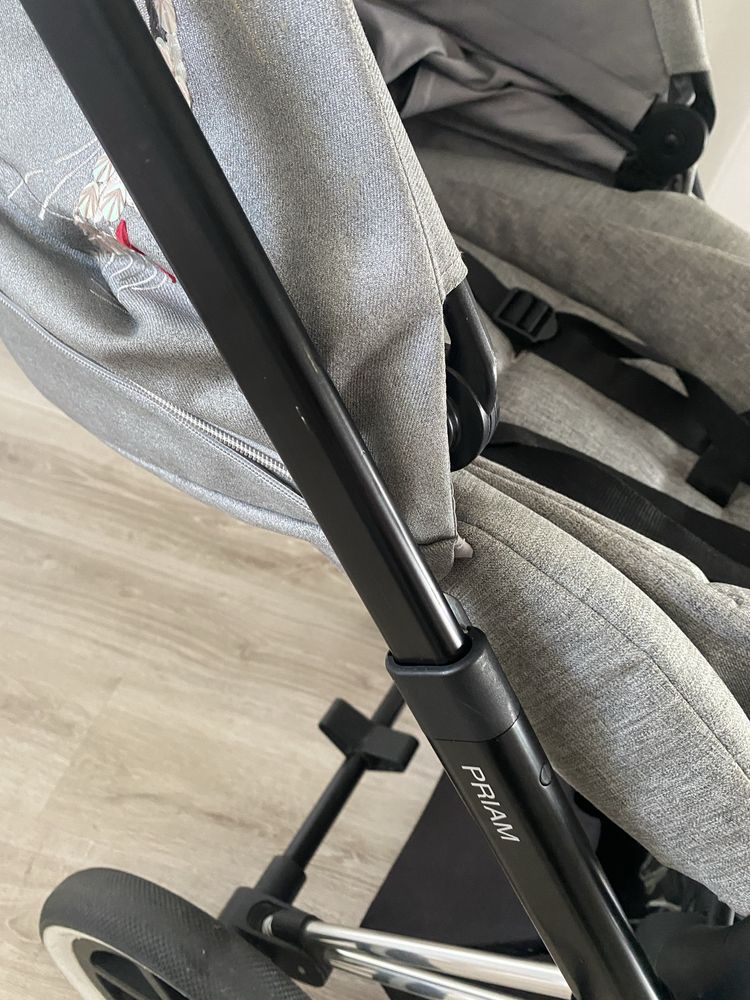 Wózek godnola spacerowy spacerówka 2w1 Cybex Priam Koi Crystalized