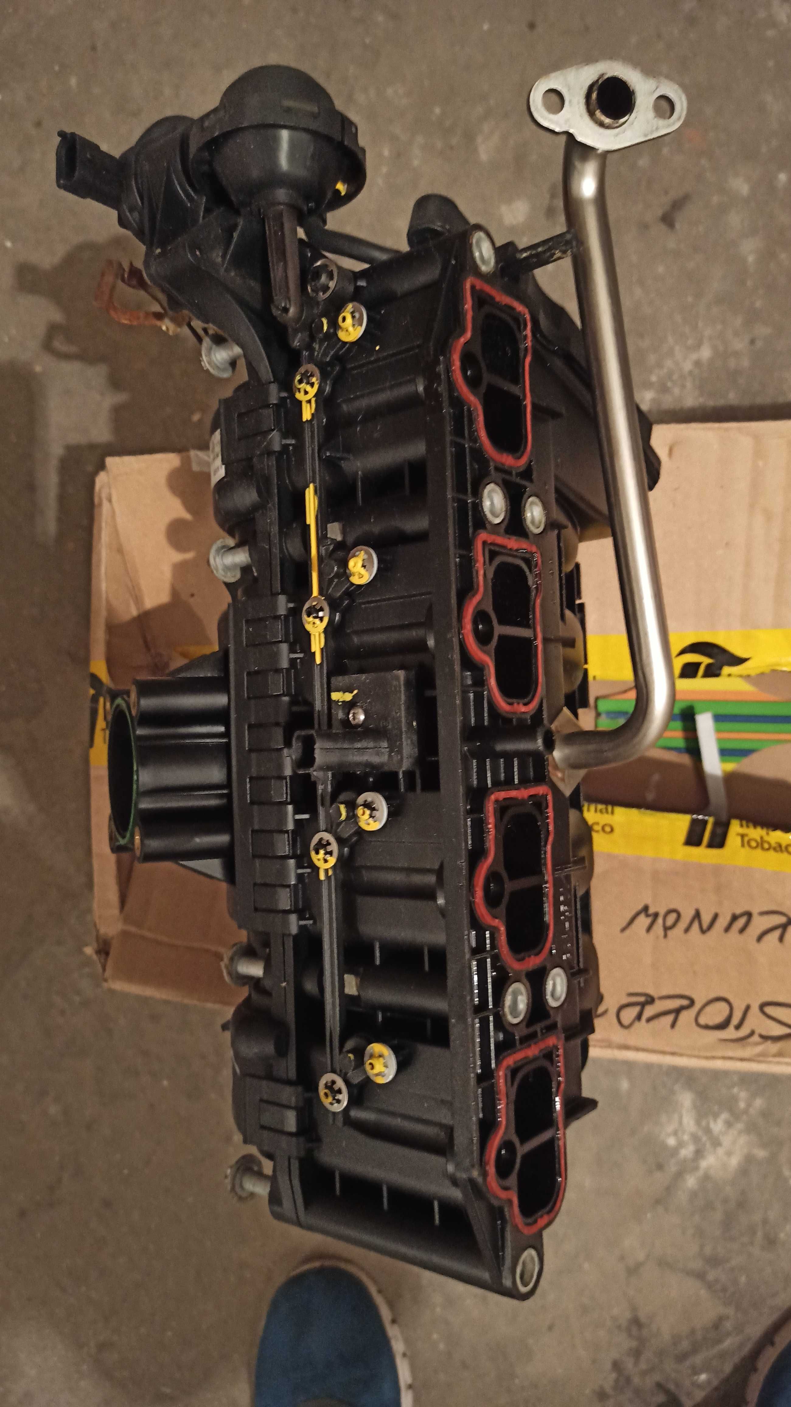 Kolektor dolotowy ssący klapy Opel 1.2 Z12XEP Twinport